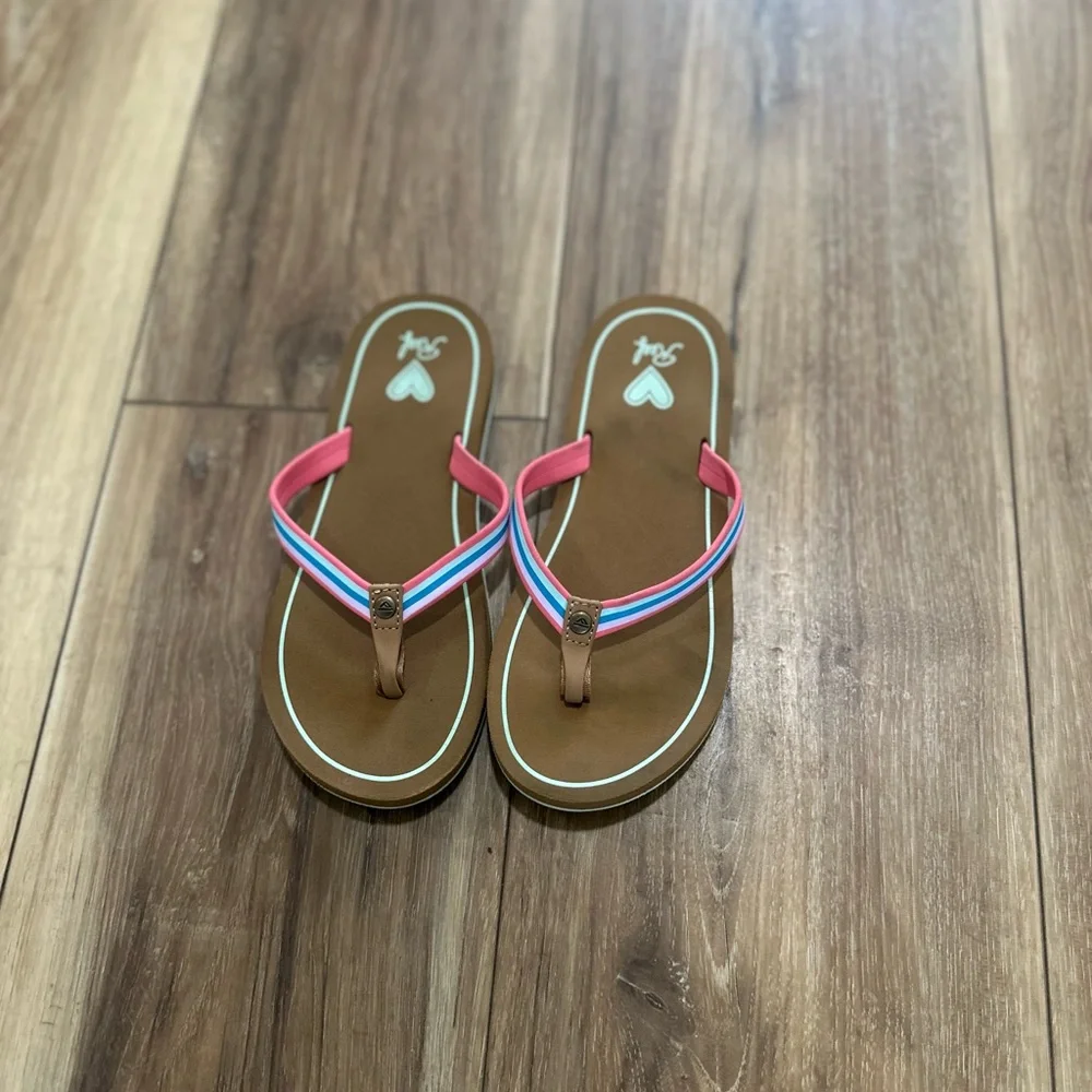 Reef youth girls devy sandals size 13/1